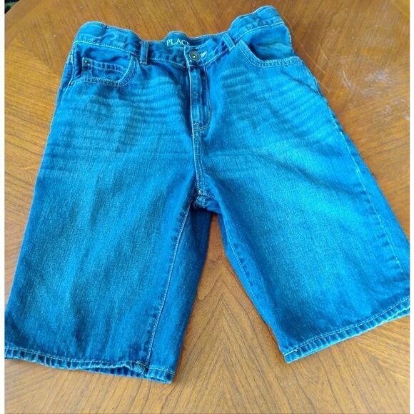 PLACE Blue Denim Shorts - Size: 14      (0971) - Picture 1 of 4